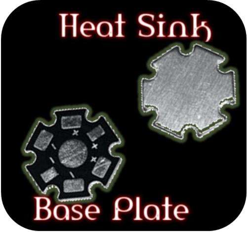 1W/ 3W High Power LED chip Heat Sink Aluminium Base plate star type *** Free Shipping Option