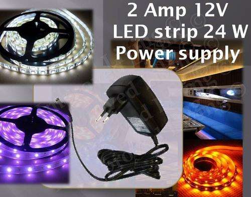 LED strip Power supply- 2A 12V DC - FREE SHIPPING OPTION