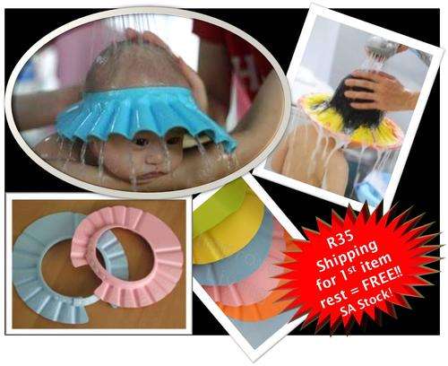 *Happy Baby 4 Quick Clips bath/shower shampoo caps * FREE SHIPPING OPTION