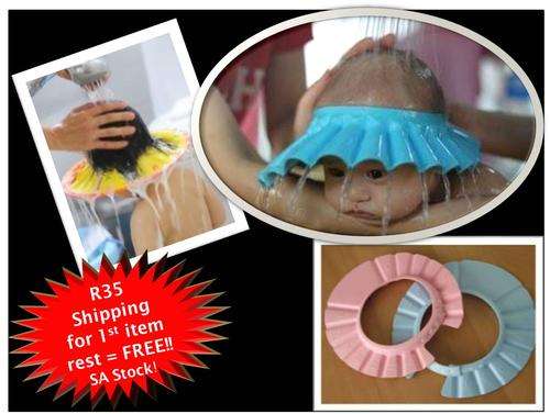 *Happy Baby 4 Quick Clips bath/shower shampoo caps * FREE SHIPPING OPTION