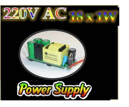 11-18 x 1W  220V AC LED Chips  power supply - constant current LED driver - FREE SHIPPING OPTION