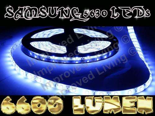LED strip * SAMSUNG 5630 LEDs * 6600 Lumen * COOL WHITE 10000K - Brightest in SA! - Price/m