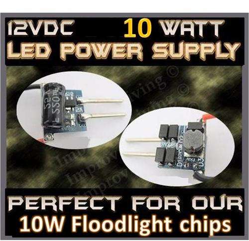 10W  12VDC- 24VDC  LED chip power supply - constant current LED driver - FREE SHIPPING OPTION