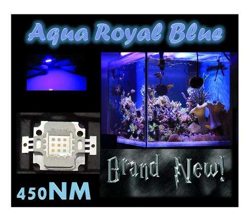 Aquamarine Royal Blue LED chip *450nm* Eye blistering brightness * EPISTAR 10W *