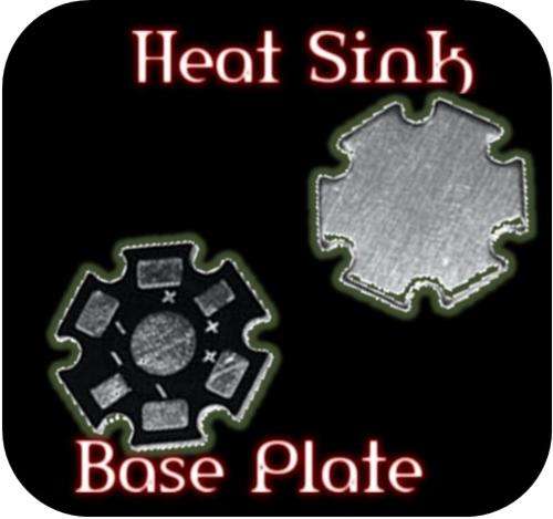 1W/ 3W High Power LED chip Heat Sink Aluminium Base plate star type *** Free Shipping Option