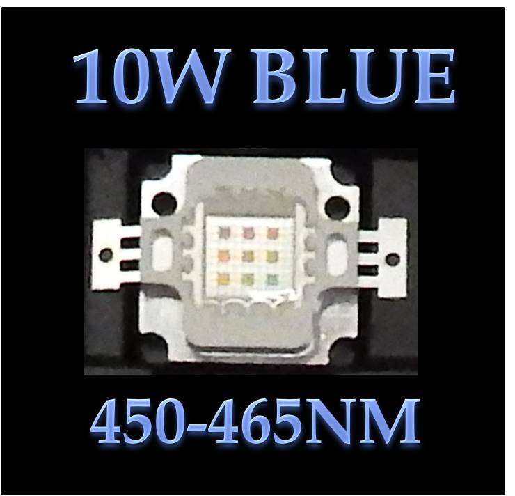 ECONO RANGE 10W BLUE LED chip - 450-465nm