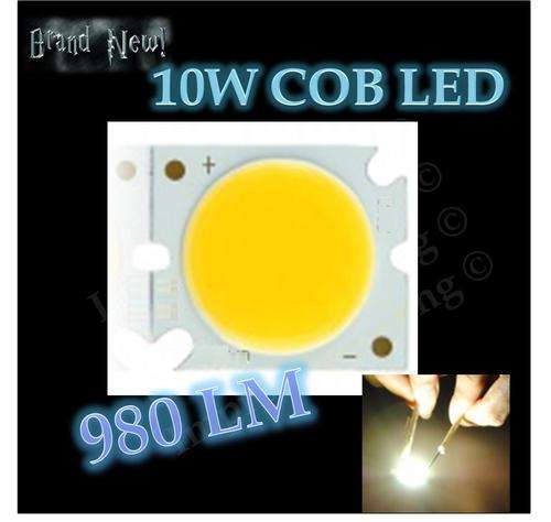 10W  980LM Cool White COB LED chip = Perfect for flood lights & reefkeeping -FREE SHIPPING OPTION