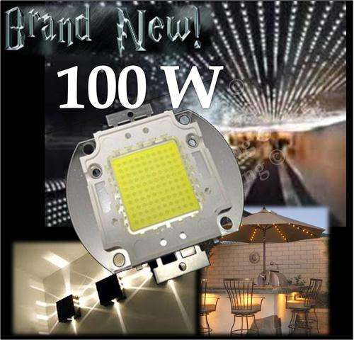 Ultra bright 100% TRUE 100W LED floodlight chip - Create your own light with LEDs and save the world