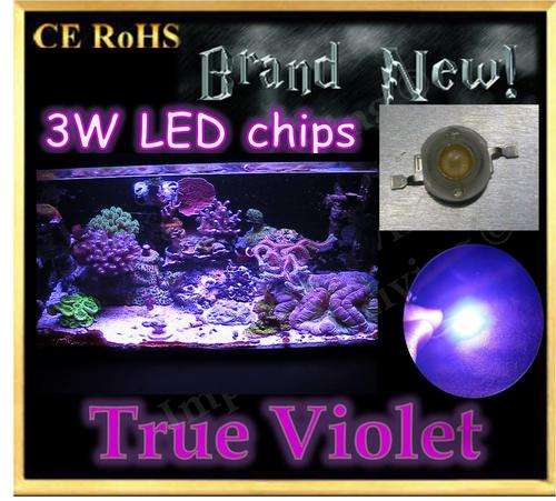 3W Aqua True Violet/Magenta LED chip * **** Free Shipping options