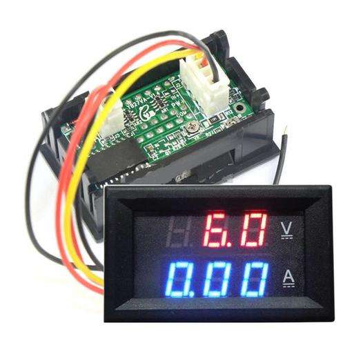 DC 0-100V/ 0-10A Voltmeter & Ammeter