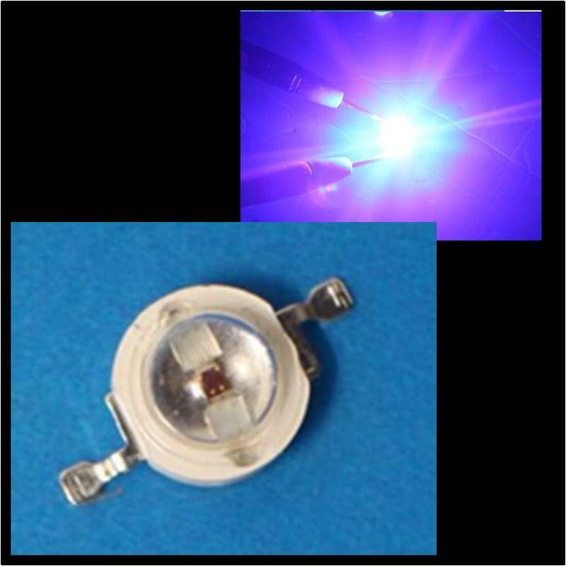 3W Grow LED - 3 in 1 LED Chip 1 x RED (620-60nm) 2 x Blue (455-465nm)