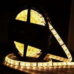 5050 Led Strip Light 60 Led p/mtr-14.4W p/mtr -Warm White 3500K-IP65 Water Resistant-Price p/5mtr