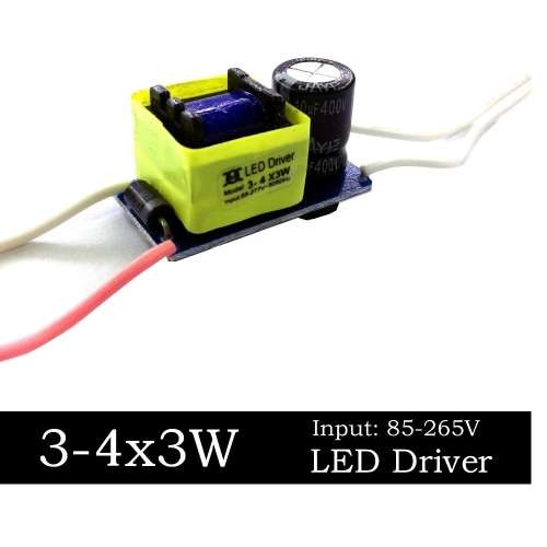Driver for (3 to 4) 3W leds 220Vac