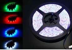 Led Strip lights 5050 60led/mtr 12V RGB Water resistant with controller * Price p/m **IN STOCK**
