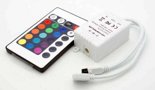 RGB dimmer controller switch and 24 Key remote