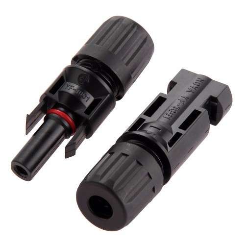 One Pair MC4 Male Female M/F Wire Connectors Solar Panel IP67 MC4C