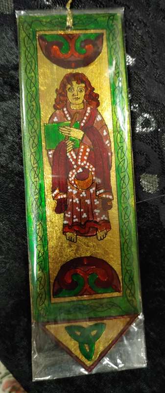 Gilded, hand painted bookmark - Celtic series. B8. SALE - WAS R399
