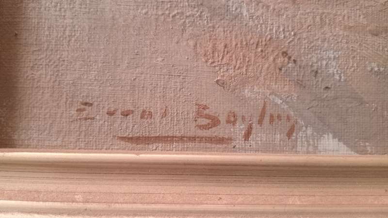 Errol Boyley painting measuring 35 by 50cm Donkey Cart