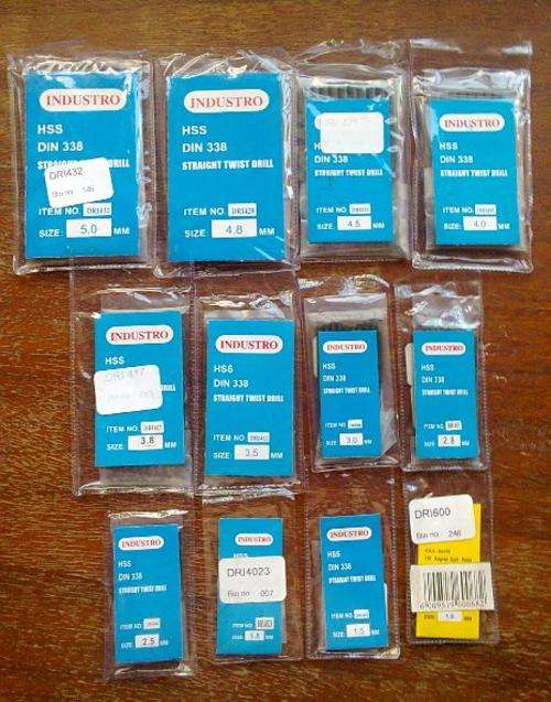 120 HSS drill bits (12 packs of 10 Drill bits)