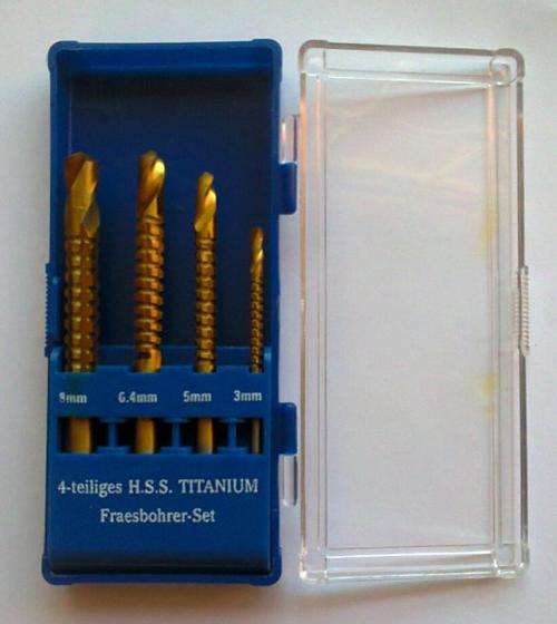 4 Piece Saw toothed drill set