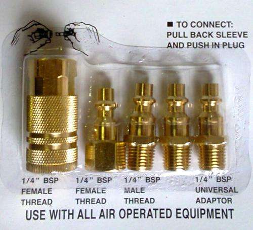 Compressor Quick Coupler Set 5 pce -