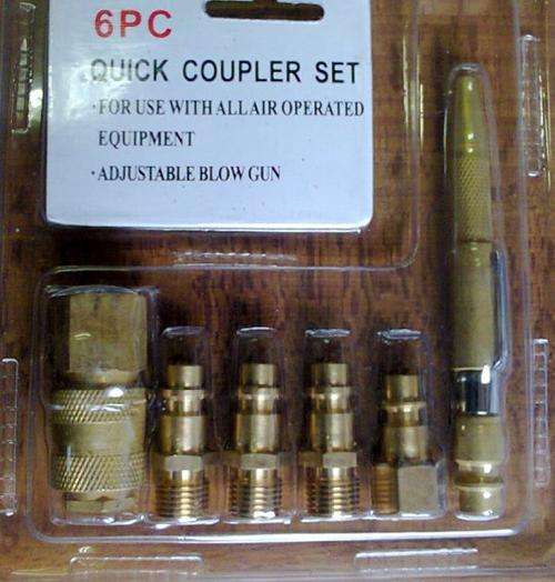 6 Piece Quick Coupler Set