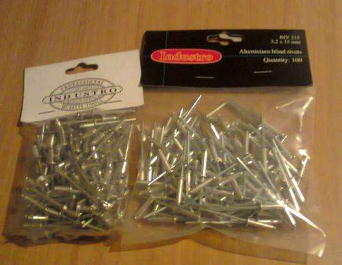 Alminium Blind Rivets 3.2 x 6mm (100 per pack)