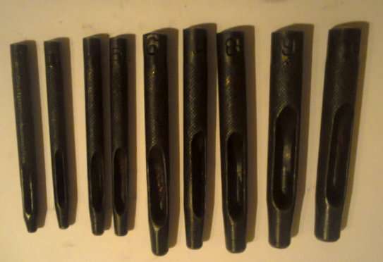 9 Piece Leather Punch Set