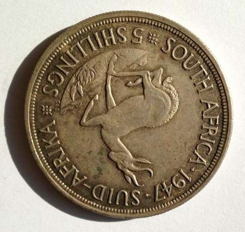 1947 George VI  5 Shillings Union of South Africa