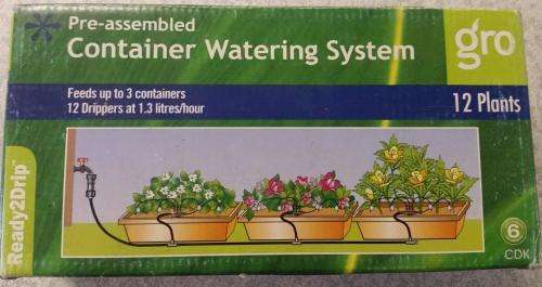 Pre Assembled Container Watering System with 12 drippers