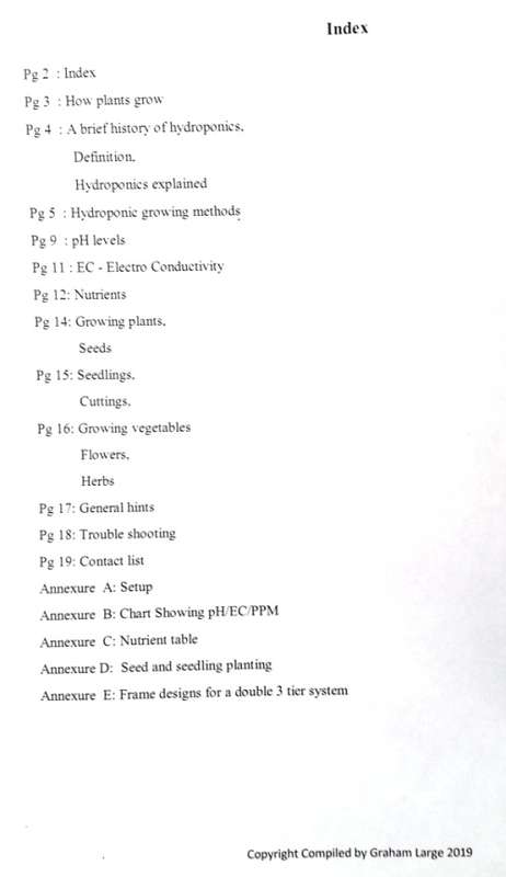 Hydroponic Workshop Manual