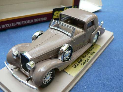 SOLIDO  -   DELAGE D8 120 - 1939 - COUPE' DE VILLE