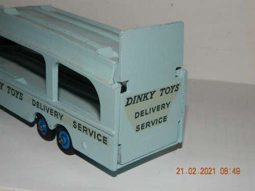 DINKY SUPERTOYS -  982  -  PULLMORE CAR TRANSPORTER
