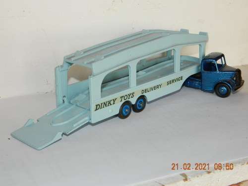 DINKY SUPERTOYS -  982  -  PULLMORE CAR TRANSPORTER