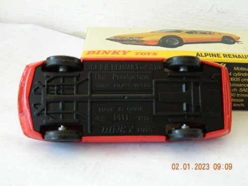 DINKY TOYS (ATLAS GROUP)  -  1411  -  ALPINE RENAULT  A 310