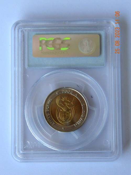 MANDELA 90TH. BIRTHDAY - 5 RAND COIN