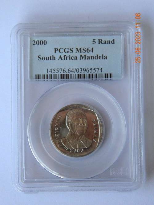 MANDELA  - 2000 - 5 RAND COIN
