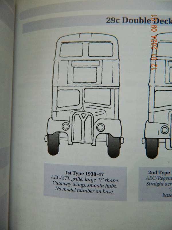 DINKY TOYS  -  29c   -   DOUBLE DECKER BUS   -  1ST. TYPE