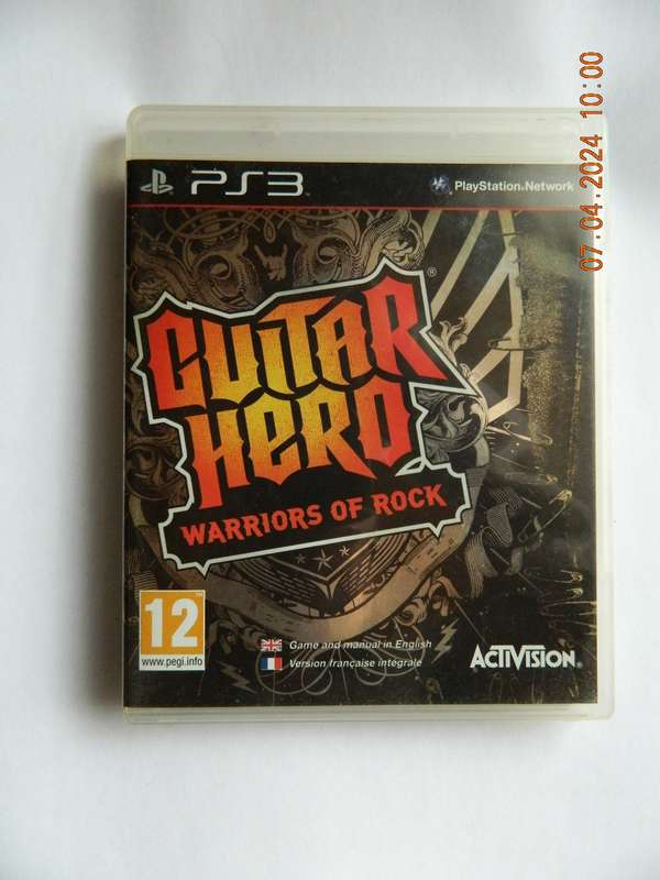 PLAY STATION - PS 3 - GUITAR HERO - WARRIORS OF ROCK