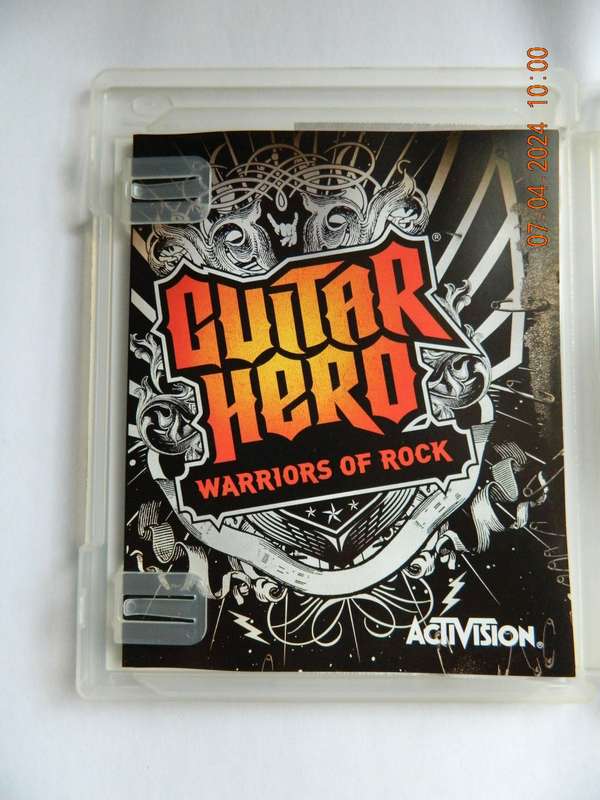 PLAY STATION - PS 3 - GUITAR HERO - WARRIORS OF ROCK