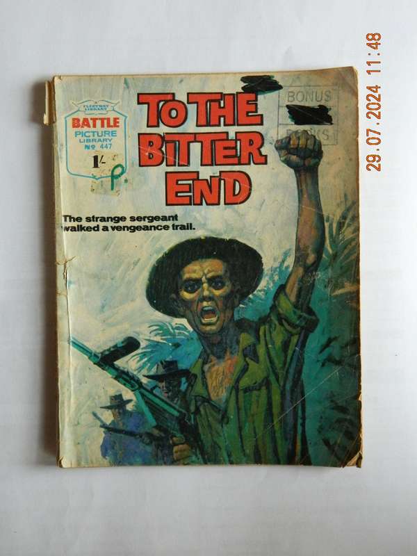BATTLE PICTURE LIBRARY -  NO. 447  -   TO THE BITTER END