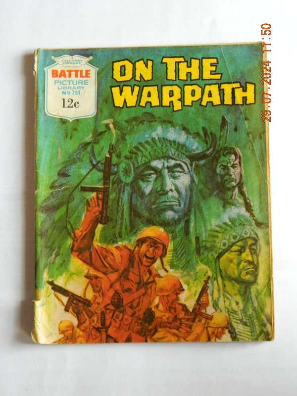 BATTLE PICTURE LIBRARY -  NO. 791  -    ON THE WARPATH
