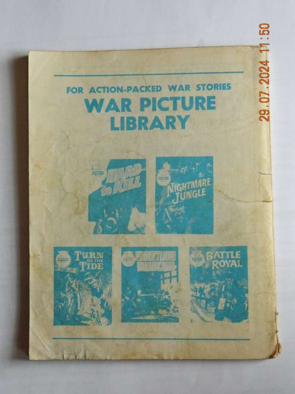 BATTLE PICTURE LIBRARY -  NO. 791  -    ON THE WARPATH