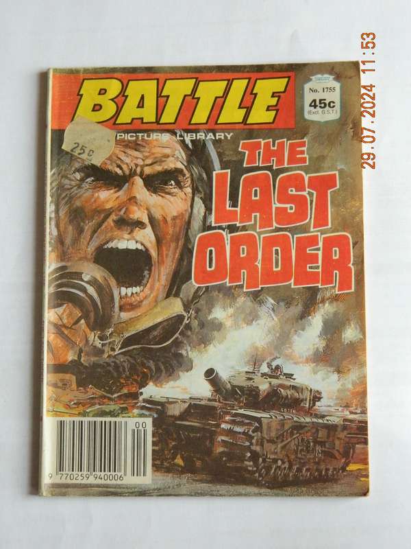 BATTLE PICTURE LIBRARY -  NO. 1755  -   THE LAST ORDER