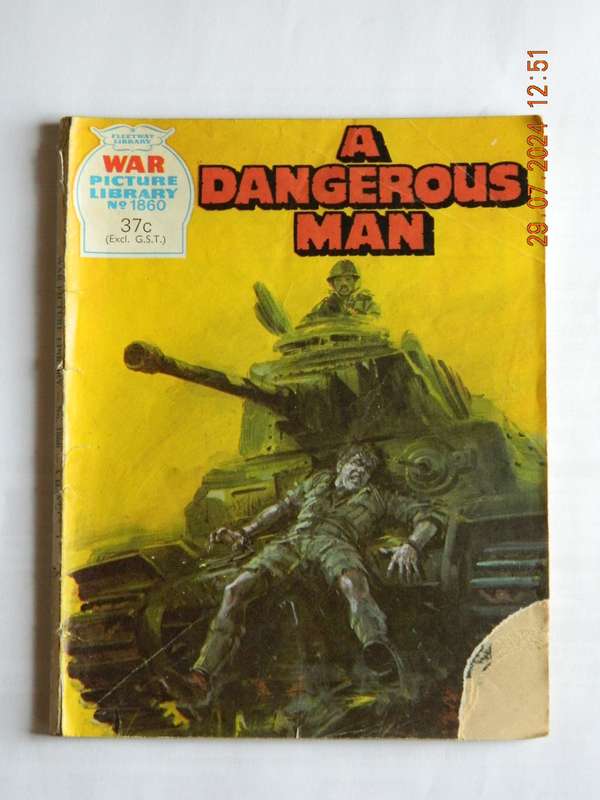 WAR PICTURE LIBRARY -  NO. 1860  -   A DANGEROUS MAN