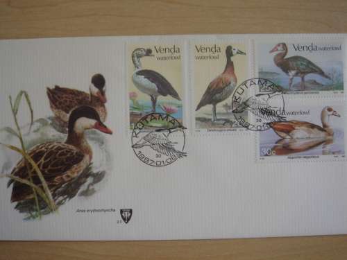 1987 Venda Waterfowl on FDC (Ducks & Geese)