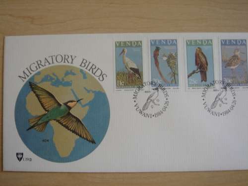 1984 Venda - Migratory Birds on FDC