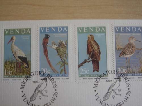 1984 Venda - Migratory Birds on FDC