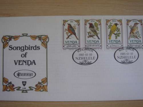 1985 Venda Song Birds on FDC