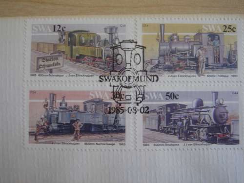 1985 SWA - Old Steam Locomotives on FDC